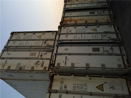 China Used Stainless Steel Reefers For Sale High Cube Shipping Container Sizes 13.11m Length supplier