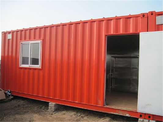 China 20 Feet Single Container Home With Electrical System And Steel Shelf supplier