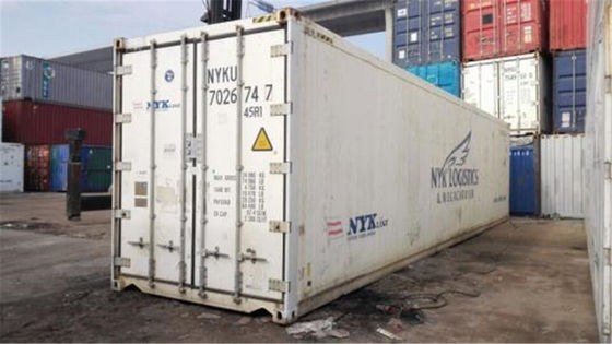 China Steel Used Reefer Container / Used Freezer Container For Shipping supplier
