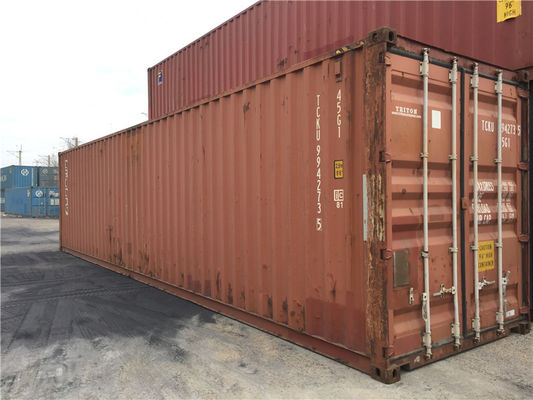 China 45ft  High Cube Second Hand Steel Containers For Land Ocean Transport supplier